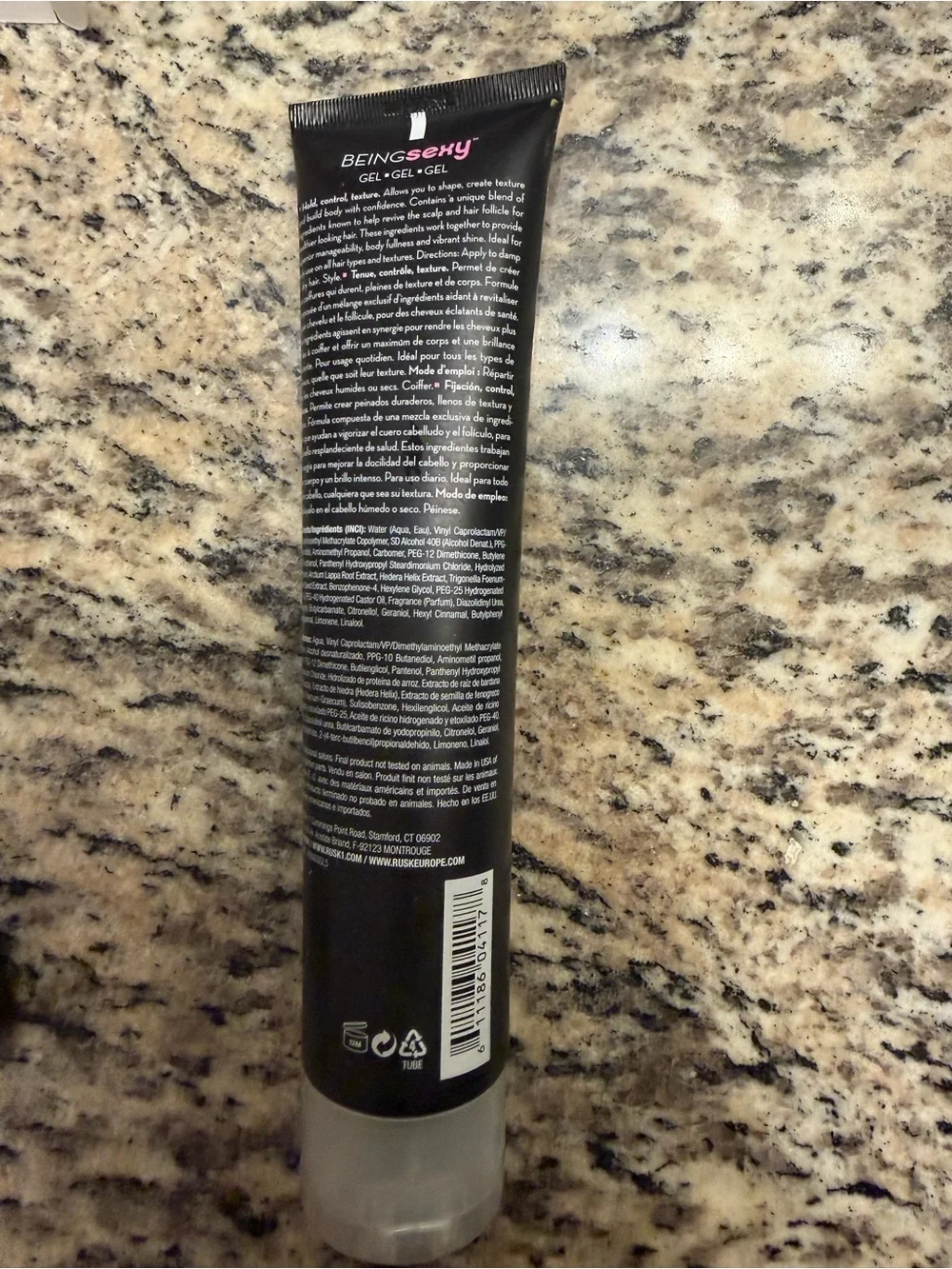RUSK Being Sexy Styling Gel — Black & Pink